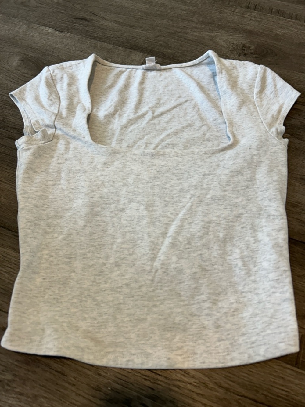 Garage Light Gray Scoop Neck Tee